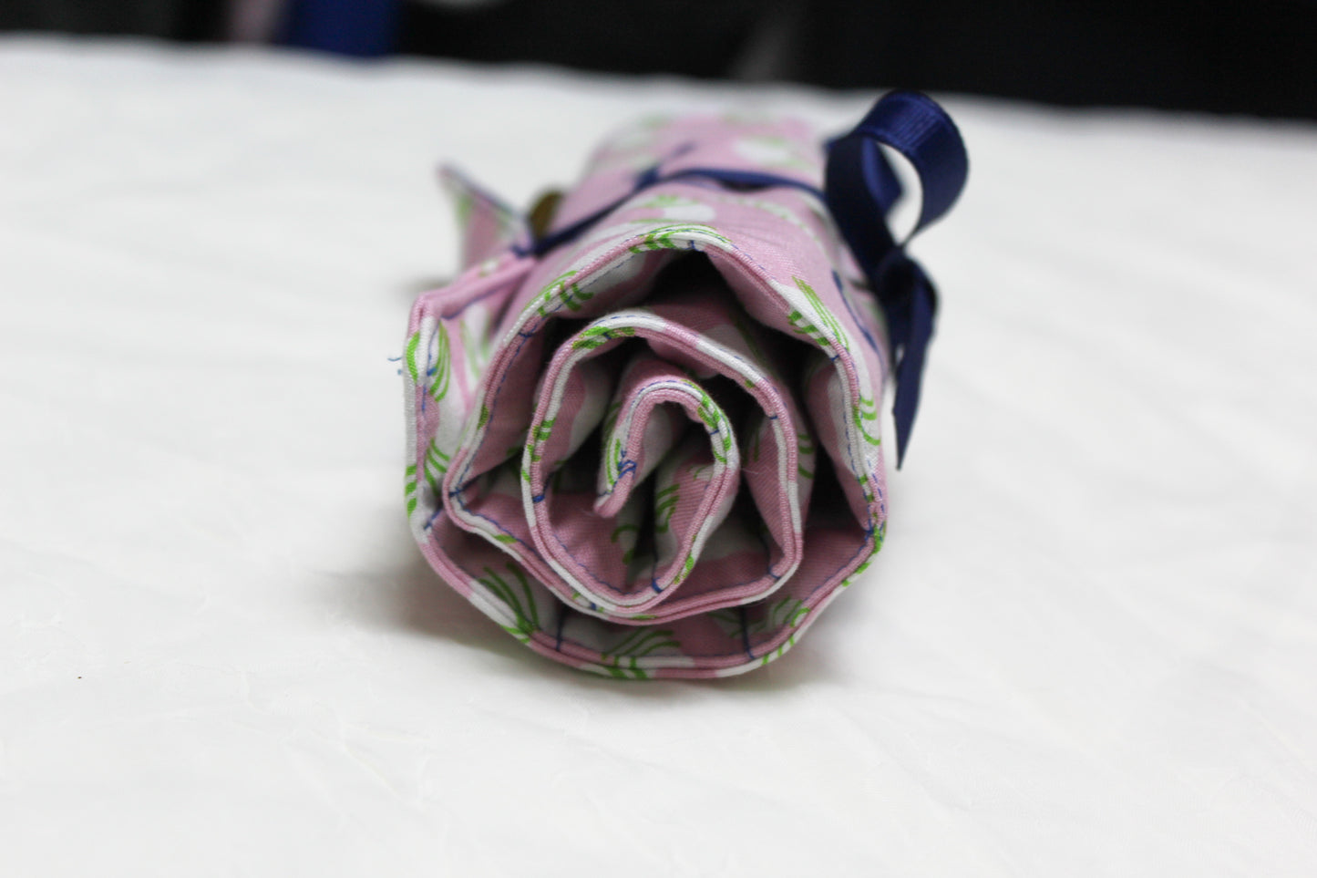Anchor Print Writing Utensil Roll-up
