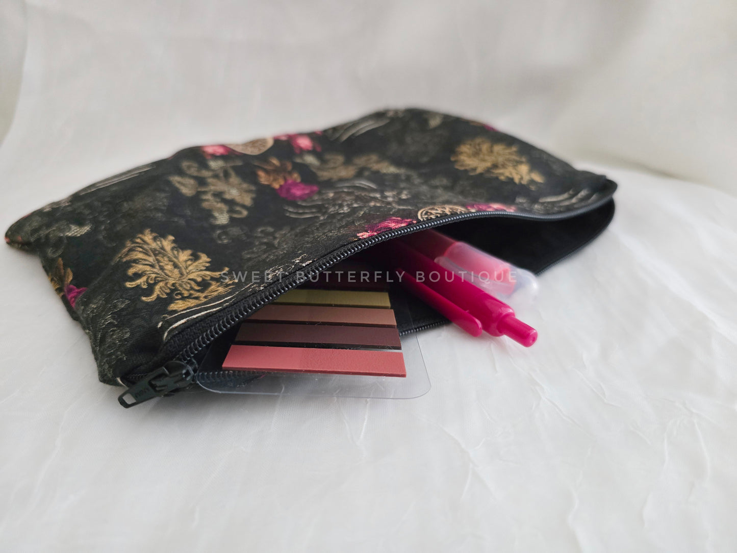 Gothic Love Zipper Pouch