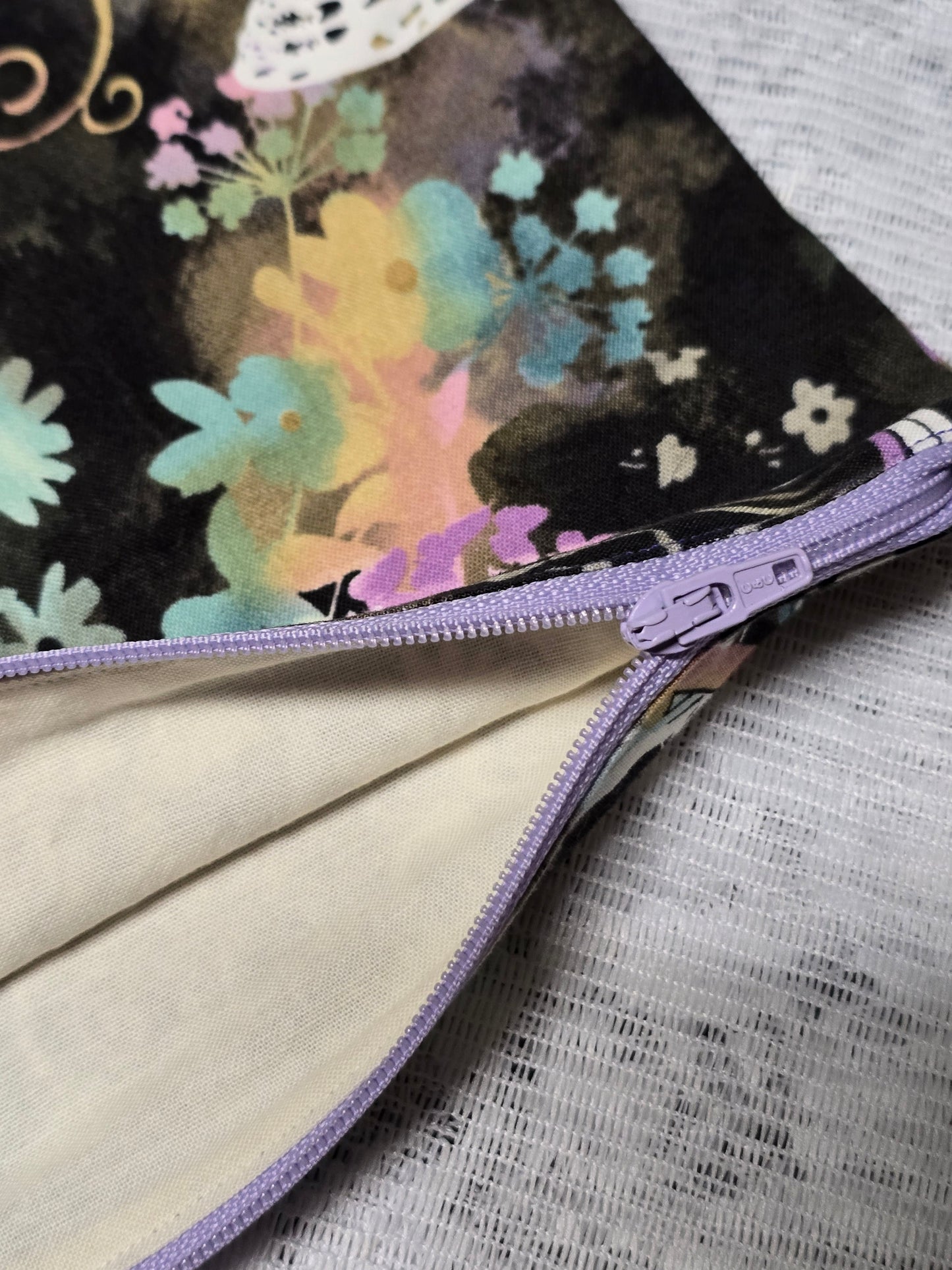 Mystical butterflies multi purpose zipper bag