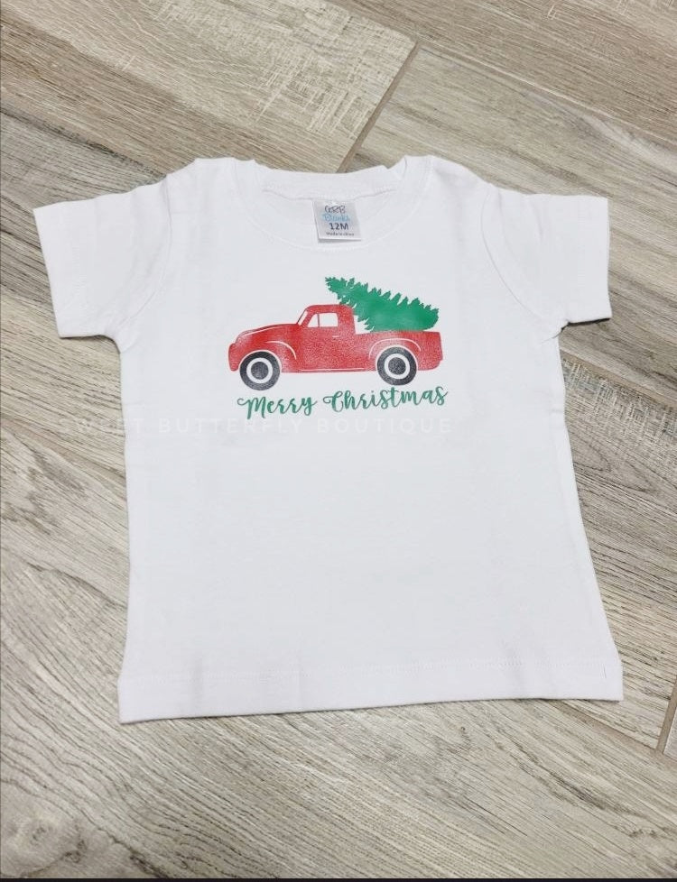 Little red truck - size 12 months