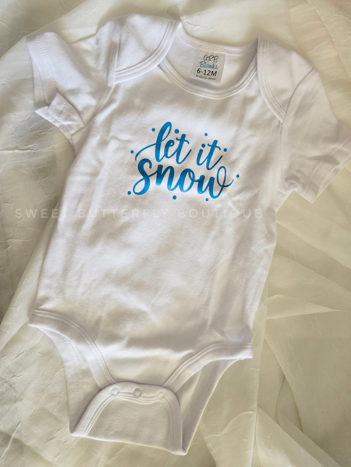 Let it snow - Long sleeve - 12-18 months