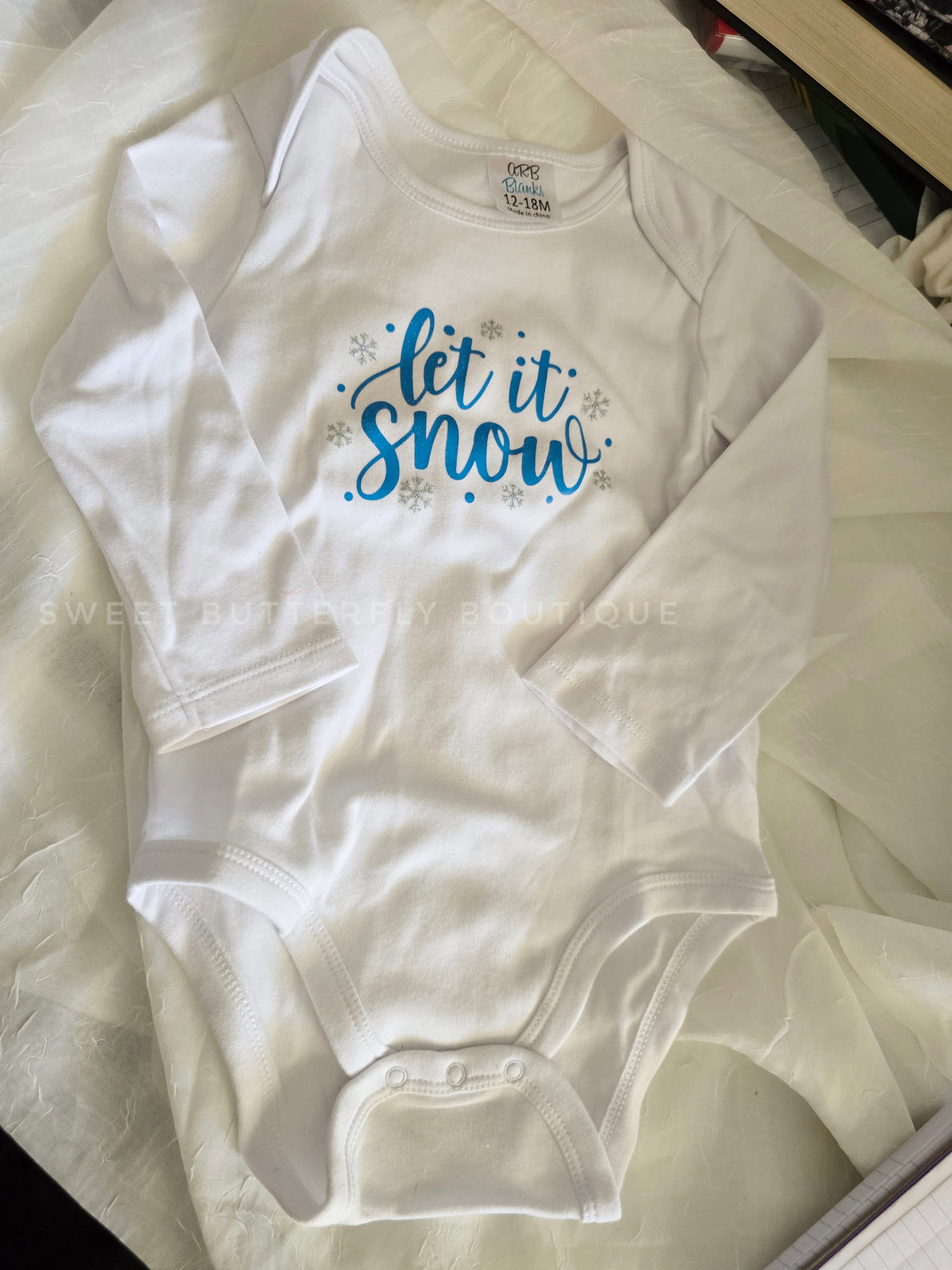Let it snow - Long sleeve - 12-18 months