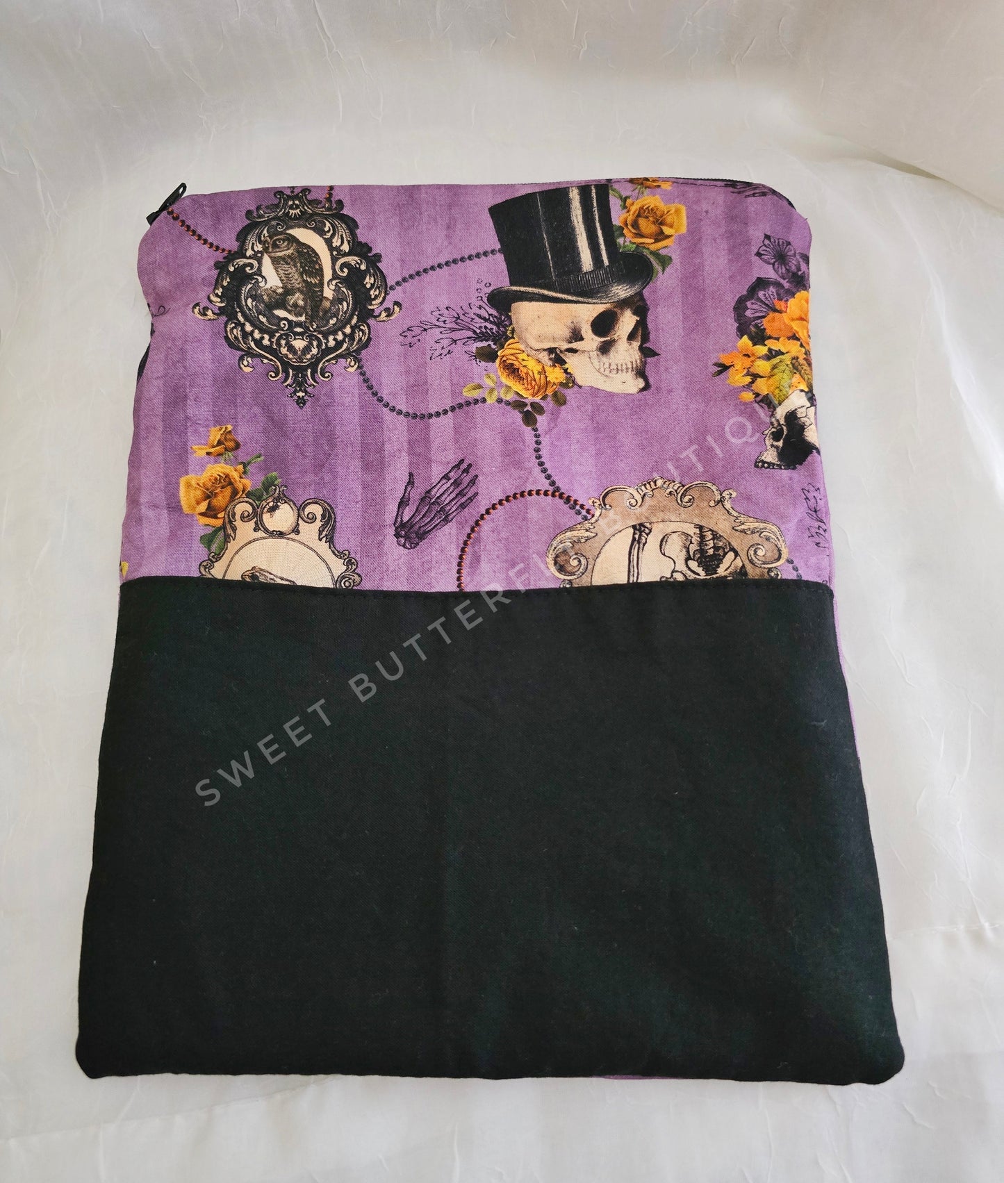 Spooky Purple Book Sleeve