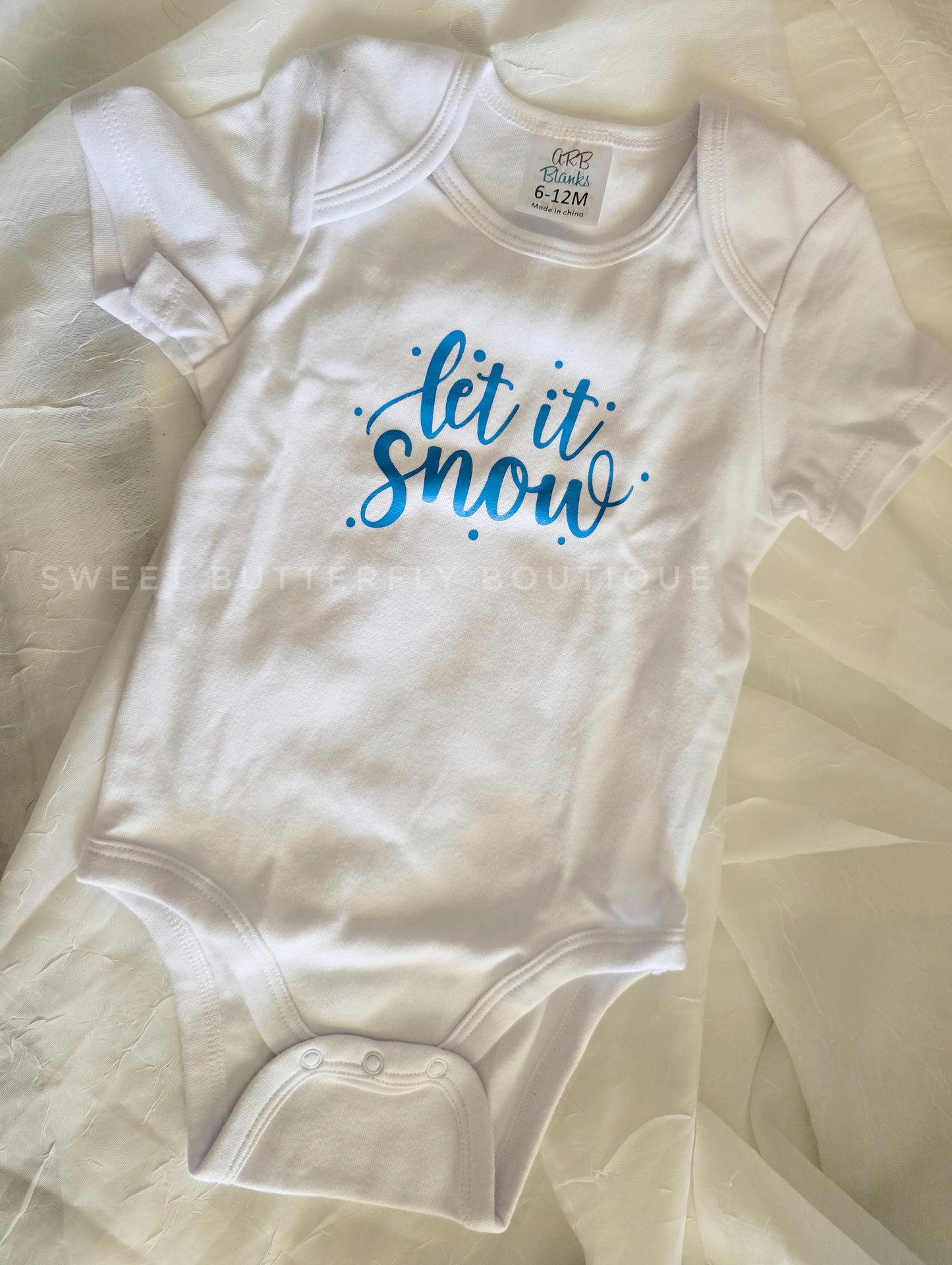 Let it snow - Long sleeve - 12-18 months